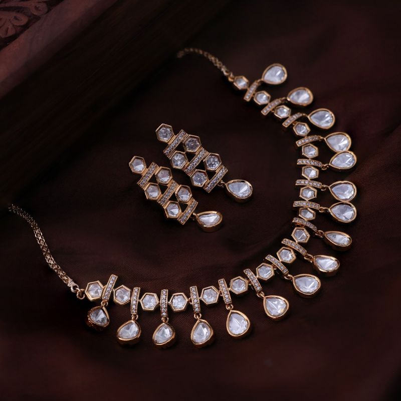 Dripping Droplets Necklace Set