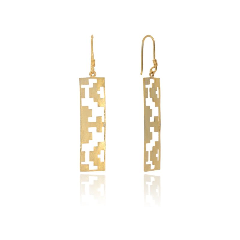 Scintillating Abstract Charm Earrings