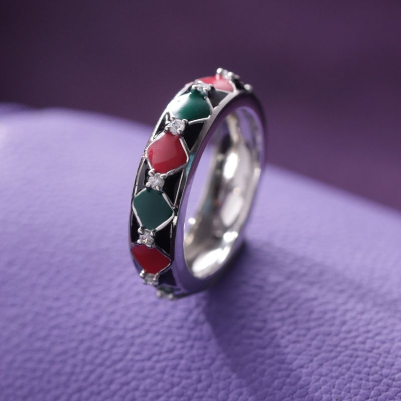 Color Splash Band Ring