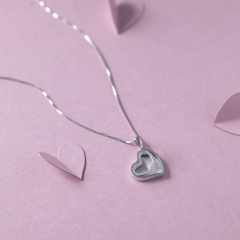 Ray Of Love Silver Pendant