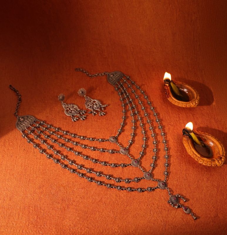 Necklace Set-Diwali Collection-FSV_D000557082