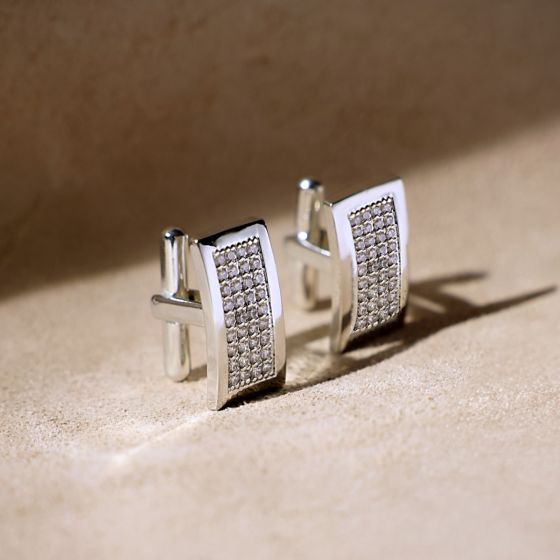 Men Silver Cufflinks